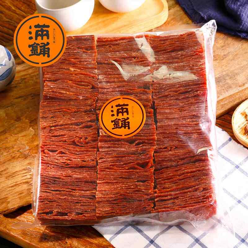 猪肉脯大袋散装5斤整箱猪肉干500g零食小吃大礼包休闲食品