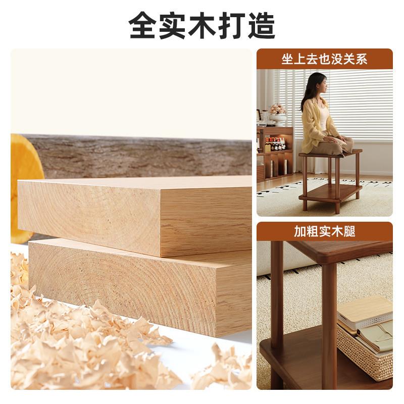 实木床头柜简易床边小边几简约现代出租房家用卧室小型床头置物架