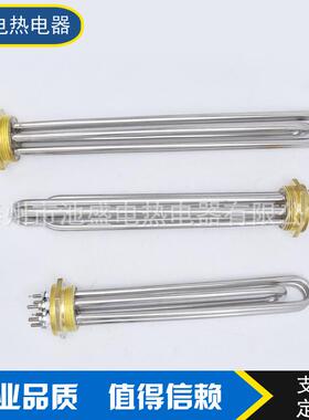 丝扣DN04电管DN40铜头钢管加热热管油法兰热管加38LRS0V12KW