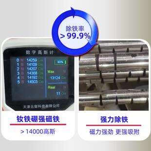 供应管道除铁器工业食品浆料水强磁磁棒除铁设备不锈钢磁性过滤器