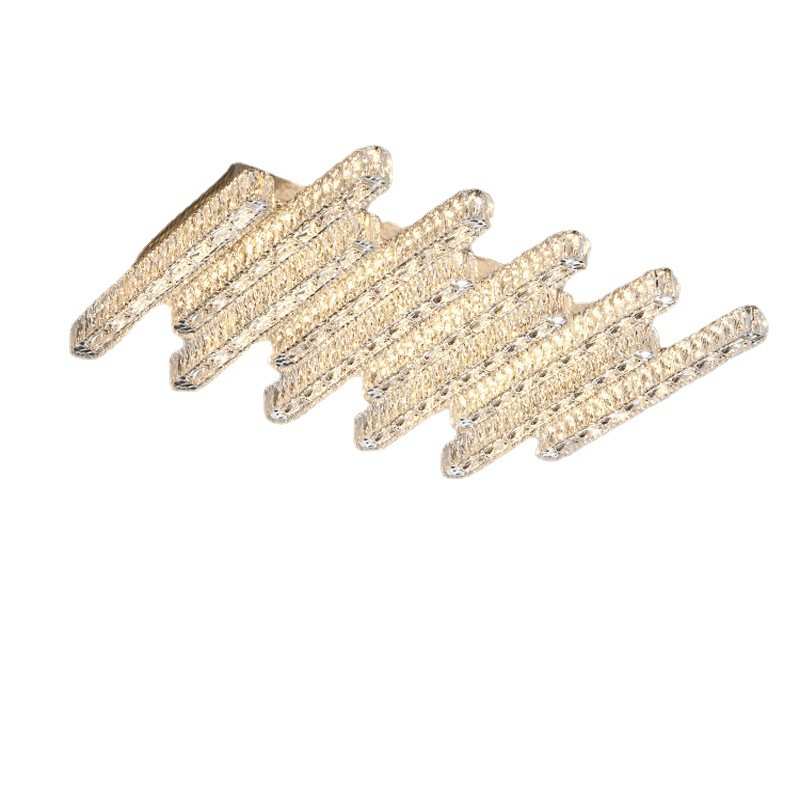 客厅吸顶灯现代简约大气家用房间灯主卧室灯北欧轻奢水晶灯具新款