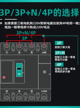 浙江天正电气塑料外壳式断路器TGM1N-125L/3300 100 125A空气开关