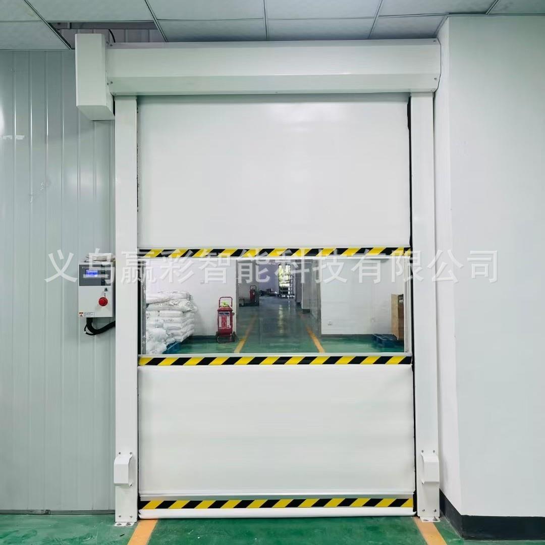 pvc快速堆积门自动感应卷帘门无尘车间厂房仓库工业柔性大门厂家