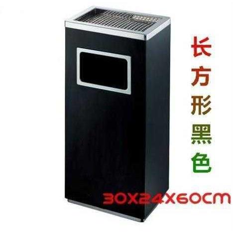 不锈钢酒店工厂用灰F96M5THS筒垃圾桶防烟水圆筒大号收纳前台户外