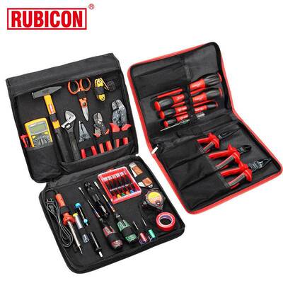 RUBICON罗宾汉 RTS-36 36件电工维修工具组套装部分绝缘工具