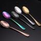 10Pcs Stainless Teaspoon Cake Color Rainbow Steel