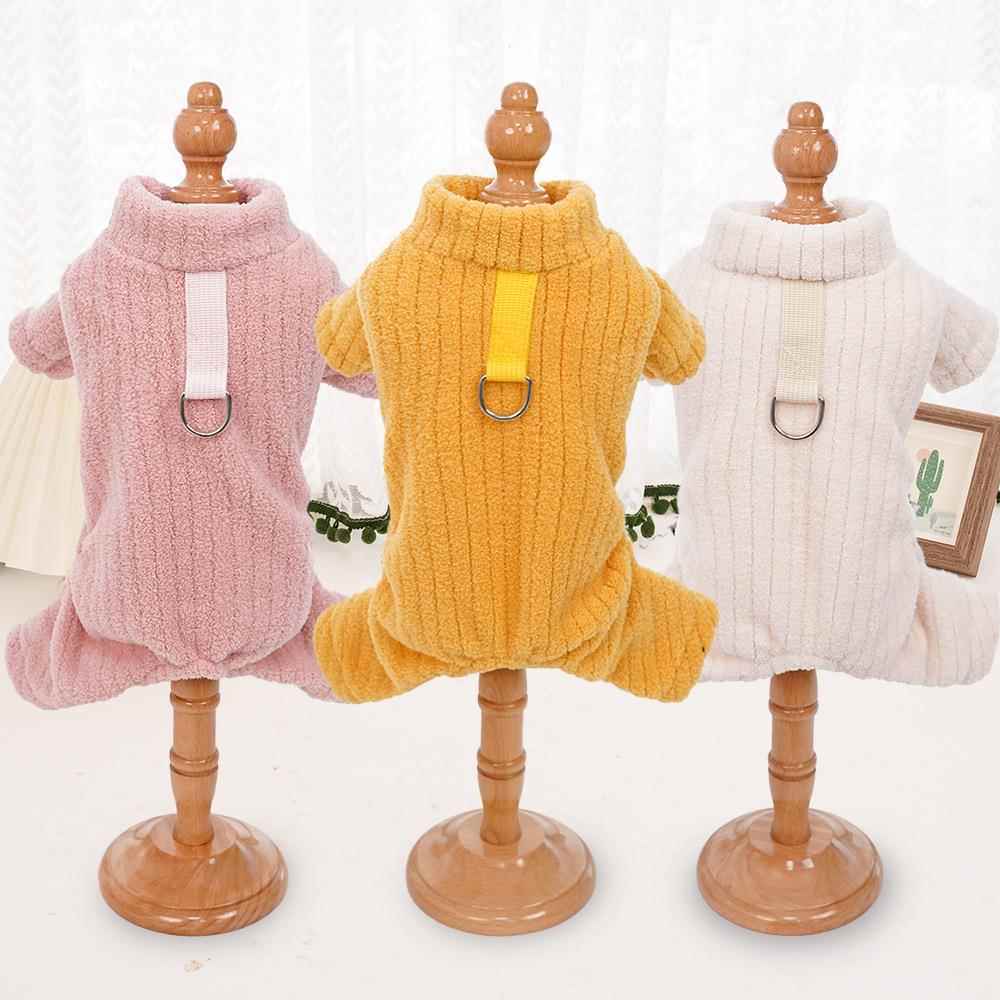 狗狗衣服冬季加厚保暖宠物猫服装狗四脚衣泰迪柯基猫咪厂家