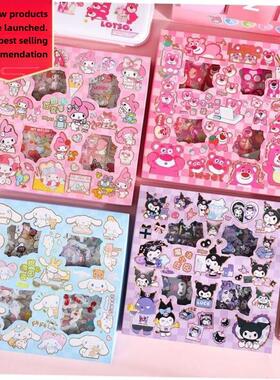 24sanrio sticker cinnamoroll kuromi stickers bear cute贴纸p