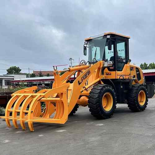 厂家抓木机四驱柴油装载机养殖农用铲车挖掘机跨境热销