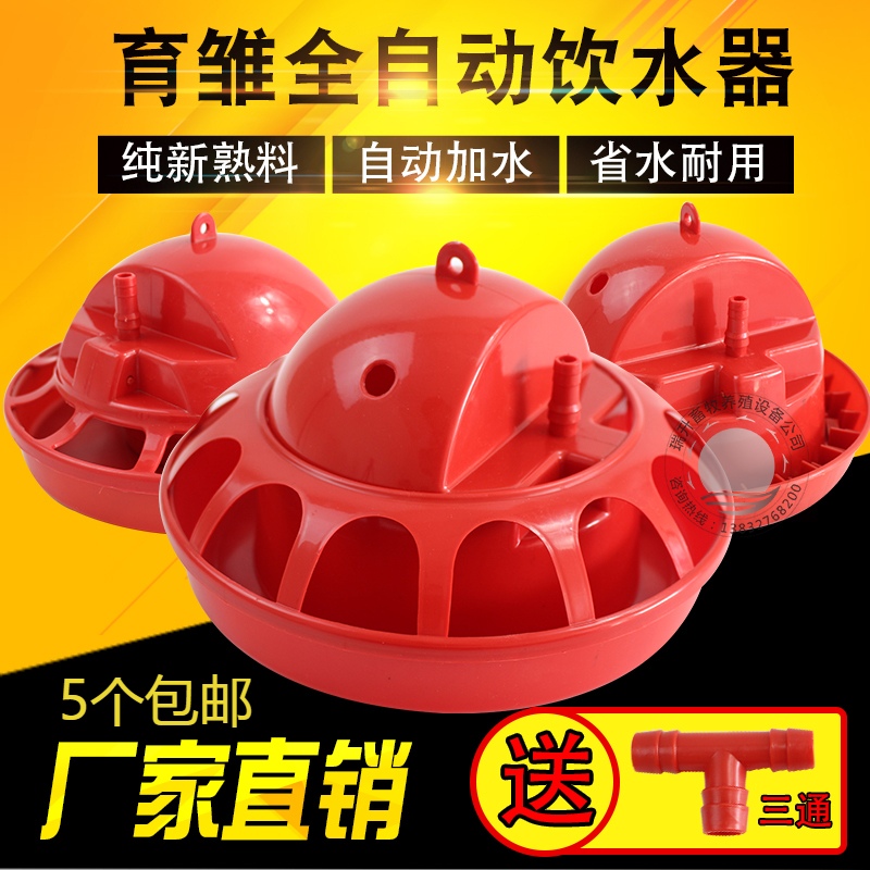 育雏自动饮水器鸡鸭鹅水线鹌鹑鸽子饮水杯小鸡喝水碗水壶养殖设备