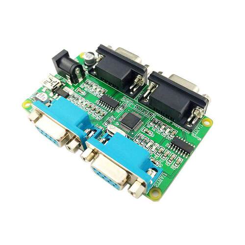 STM32F030CCT6四串口开发板 RS485 多路RS232 UART DB9 协议转换