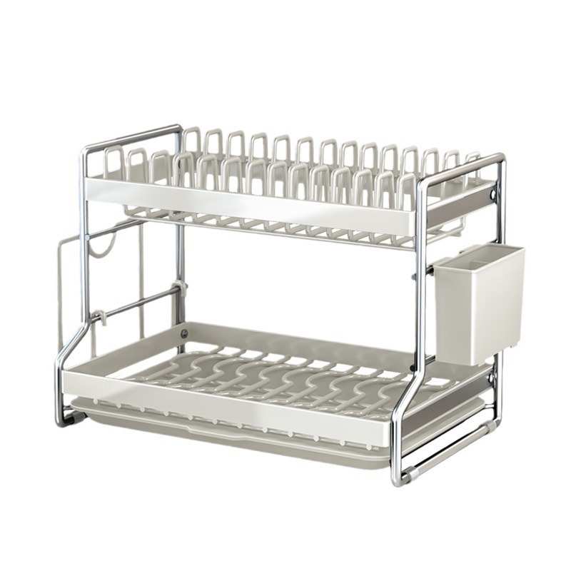厨房置物架碗架沥水架碗柜置物架家用台面多功能碗碟架碗筷收纳架
