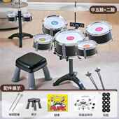 正品 架子儿士鼓乐童鼓器玩具初爵学者入门宝宝小男孩生日礼物家用