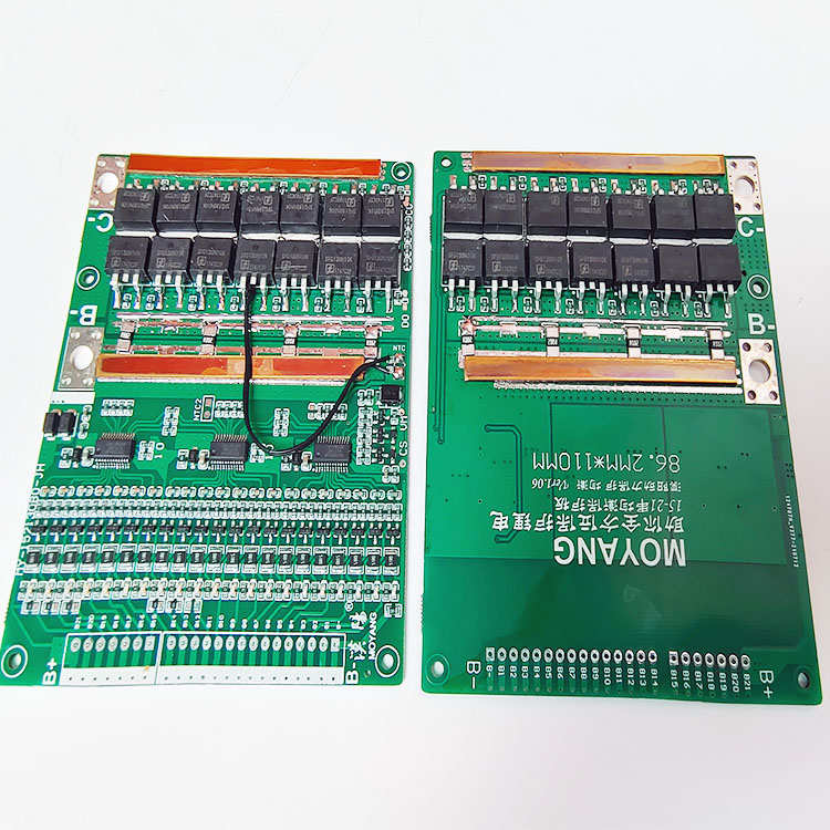 20串三元锂电池保护板72V 64V磷酸铁锂保护板30A-100A均衡灯同口