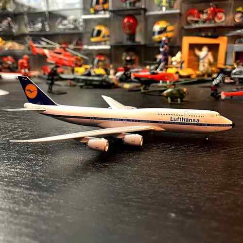 NG400比例合金飞机德国汉莎航空波音747-8客机成品模型礼品级藏品