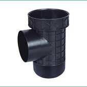 污水塑料检查井聚乙烯塑料井流槽式 污水系分流流槽成品检查井塑料