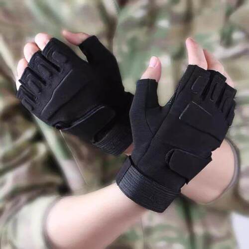 半指手套男士健身运动户外特种兵格斗拳击登山防滑骑行战术露指