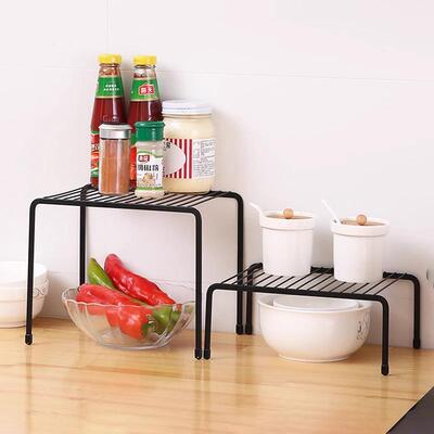 Kitchen Storage Multi-level Organizer with Reinforced Counte