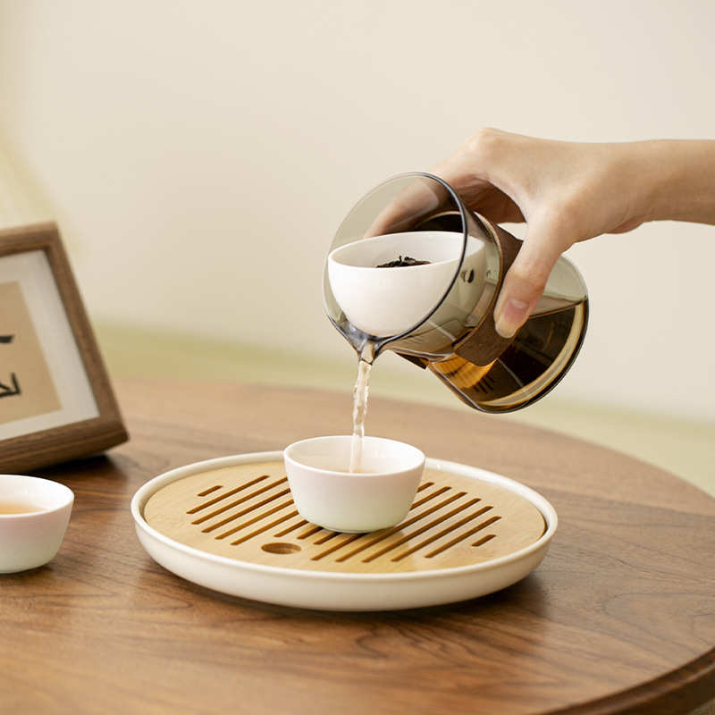 小青柑专用泡茶壶茶水杯分离公道杯冲茶器耐热茶具茶漏过滤器懒人