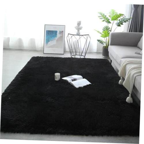 Plush Carpet Living Room Bedroom Fluffy Rug Floor Mat 地毯1