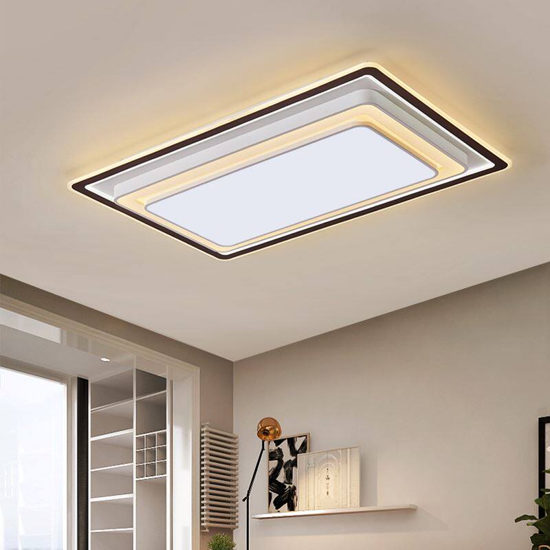 客厅灯简约大气2020年新款长方形led吸顶灯北欧餐厅卧室灯具