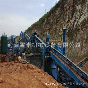 混凝土搅拌站用水泥块骨料立轴制砂机生产线 多配置节能设备