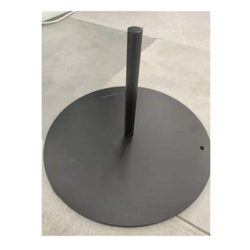 八棱柱圆盘底座40方柱铝材展览展示架立式落地移动圆盘底座展架