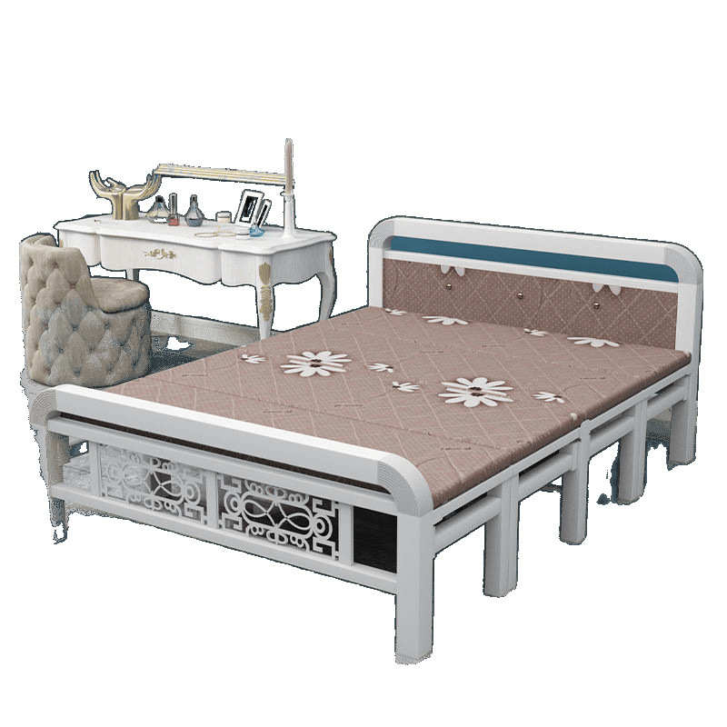 折叠床午休床单人床双人床成人家用简易木板床铁床1米1.2米1.5米