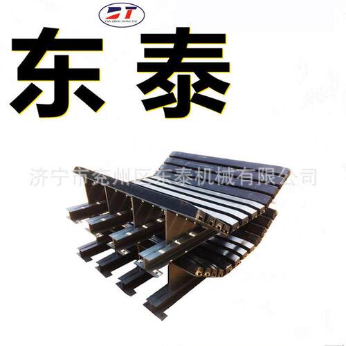 生产矿用分子聚乙烯缓冲床可调节槽角式阻燃抗静电橡胶缓冲床