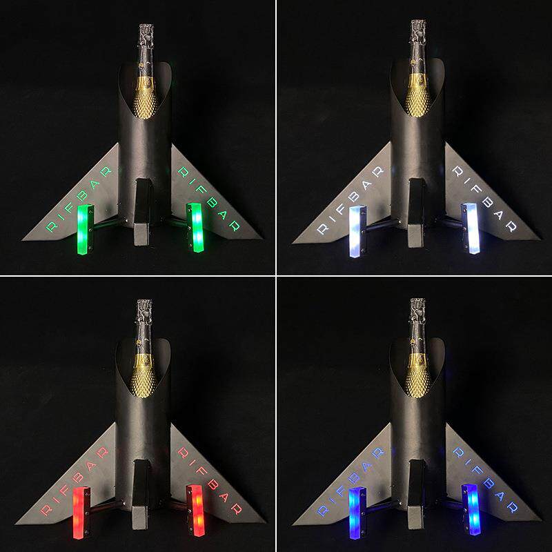 飞机红酒架摆件酒柜装饰品展示架家用倒挂香槟杯架葡萄红酒瓶酒架