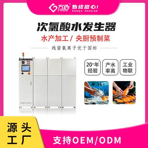 次氯酸水设备方心大型全自动次氯酸水生成器央厨净菜果蔬加工