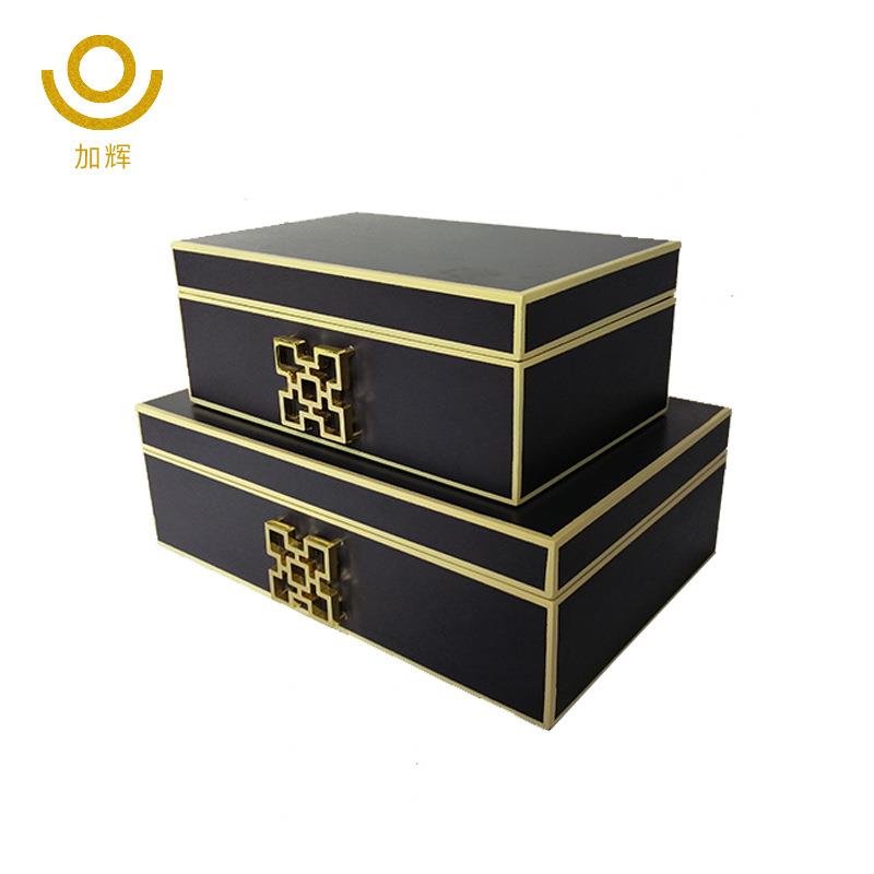 新中式现代北欧美式创意首饰盒饰品盒摆件酒店卧室梳妆柜软装饰品
