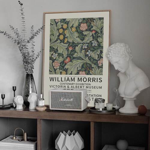 William Morris威廉·莫里斯的印花装饰画北欧朵卧室咖啡馆挂画