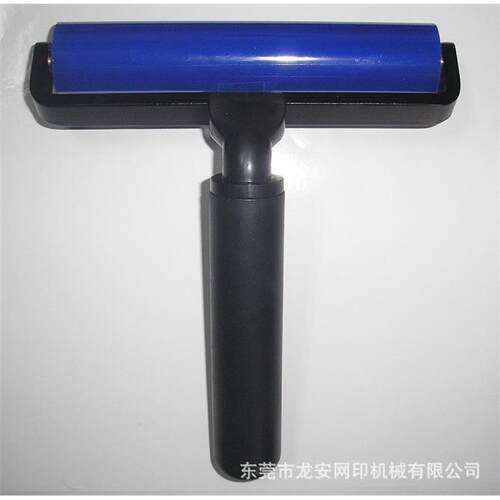 厂家货源LA6-8寸硅胶除尘滚筒粘尘辊除尘辊手柄除尘辊筒