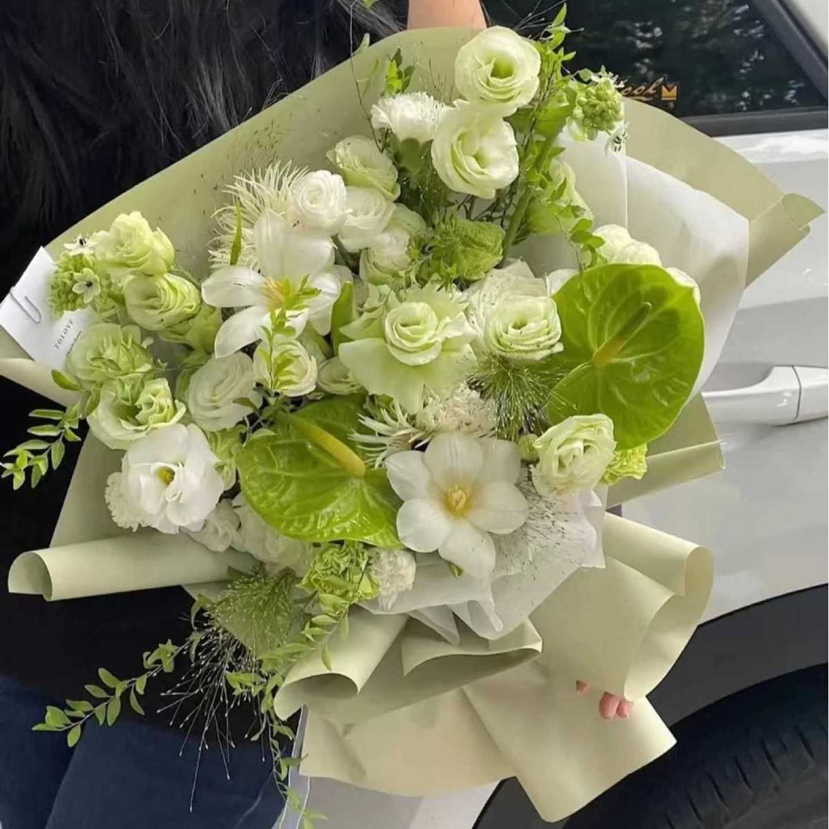 花束花艺哑码鲜花光10防水晨雾花店新款 包装柔光膜纸包装纸卷装