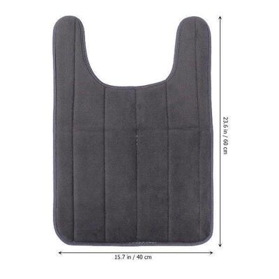 B084zm7j1q Gray Bath Mat Slow Rebound Floor Bathroom