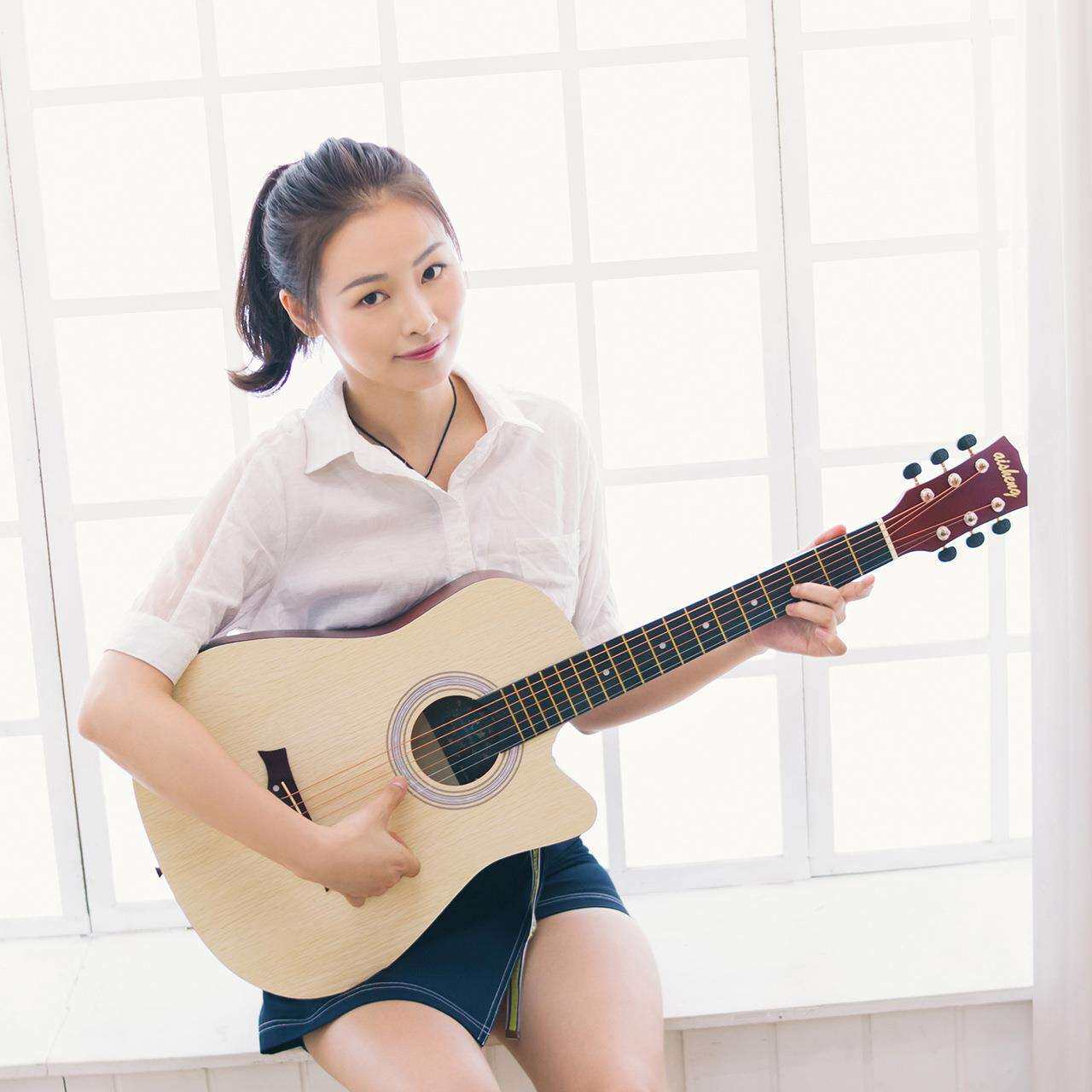 38寸吉他民谣木吉他初学者入门吉他成人男女自学乐器吉他