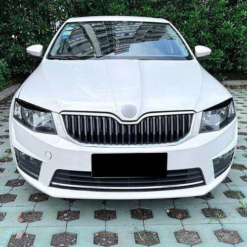 适用斯柯达明锐 Octavia MK3 前期 2015-2017前大灯灯眉车贴改装