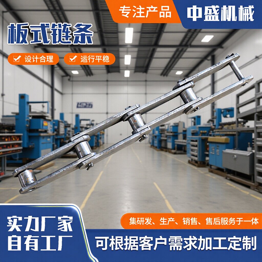 ne板式链条 工业矿用运输配件输送板式链条 电厂用输送板式链条