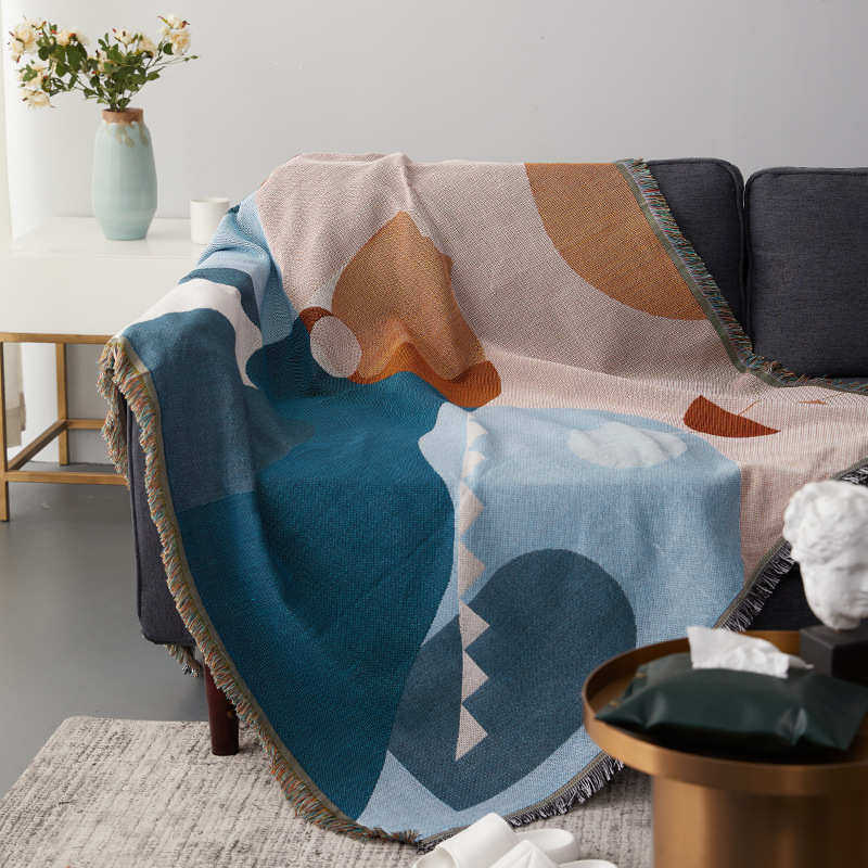 现货批发小清新沙发盖布针织毯床盖一毯多用沙发巾垫套懒,居家布艺,沙发套,淘宝优惠券,粉丝福利购,淘宝优惠卷