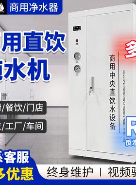 新款大型商用中央直饮水设备RO反渗透工业水处理过滤器纯水净水机
