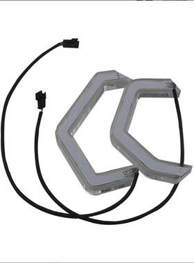 适用宝马2/3/4/5系BMWF30F35F18F07M3M4M5水晶天使眼大灯