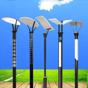 庭院灯3米3.5米4米户外花园防雨反光板打眼灯小区直圆杆铁艺路灯