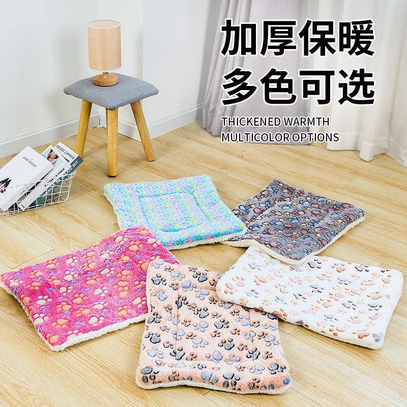 加厚宠物垫子秋冬季保暖猫窝狗窝猫笼垫睡垫宠物毛毯保暖狗被子床