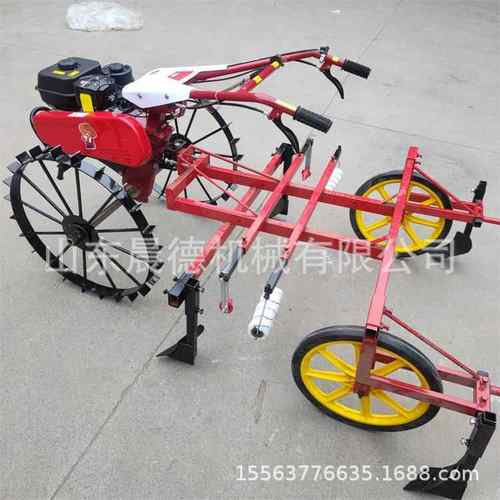 烤烟高垄盖膜机 汽油自走式地膜50公分高拱棚覆膜机