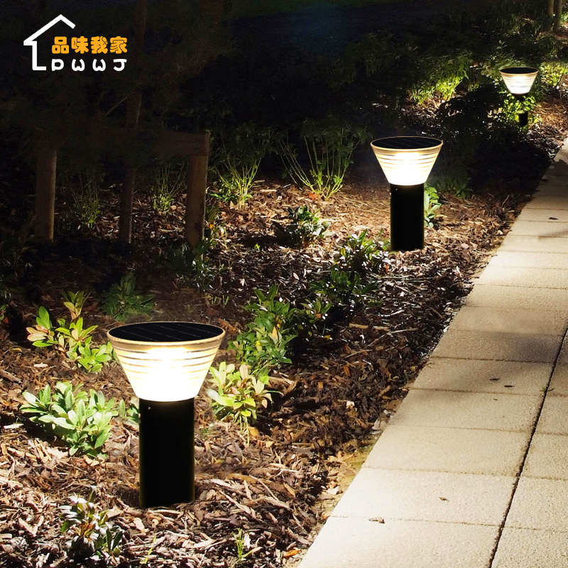 草坪灯户外防水 太阳能花园灯公园灯草地灯太阳能地灯庭院草坪灯