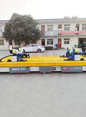 万承向操作转重型无轨胶轮车热压成型电动无轨重车原周无轨499平