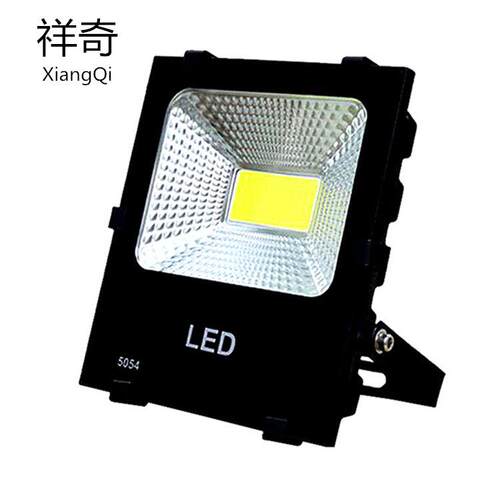 LED投光灯户外防水投射灯200瓦大功率COB探照灯5054黑金刚投光灯
