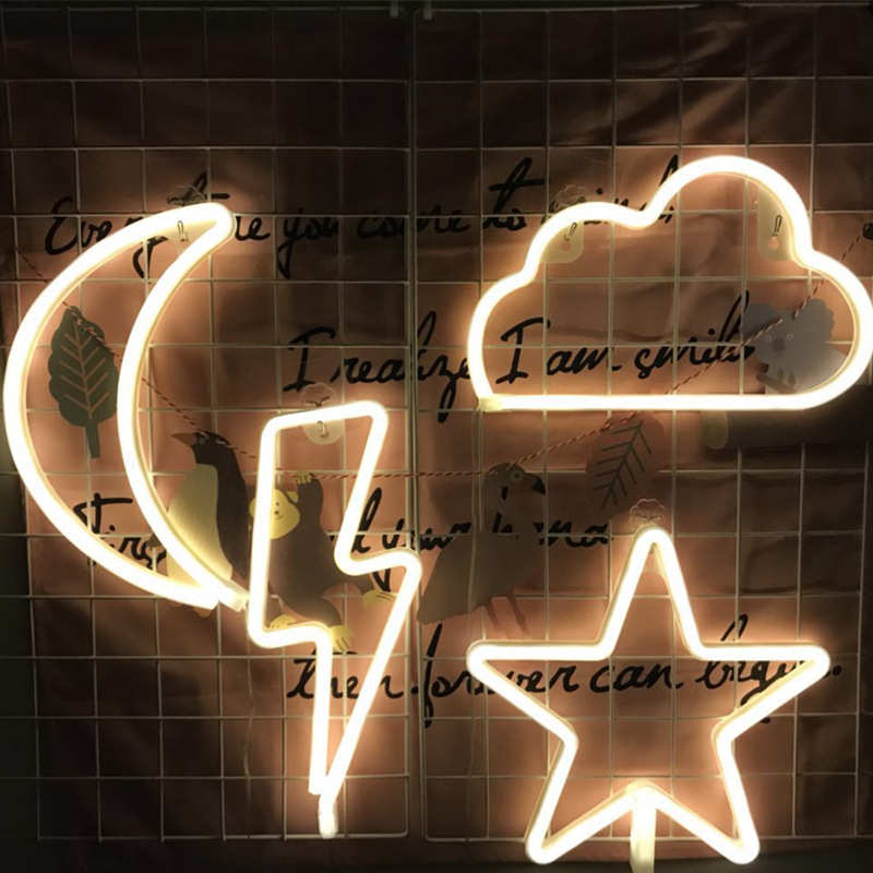 新款LED  霓虹灯造型派对灯love字母灯求婚表白装饰灯 圣诞灯串爆
