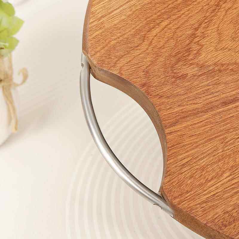 房用品檀木整木切菜板圆形砧乌板BBL菜板木案板可挂可印GLO厨O